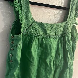 Juicy couture detailed lace crop top